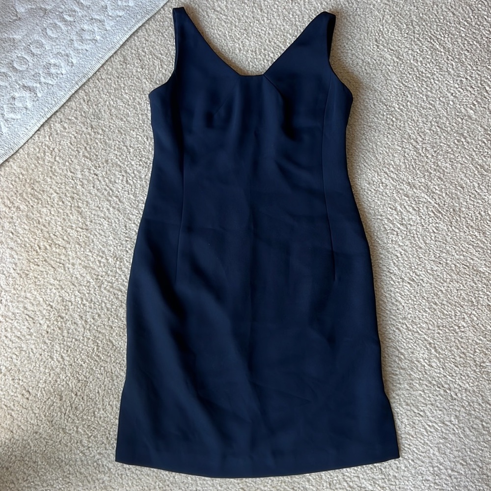 Liz Claiborne Navy Blue Petite Dress size 6